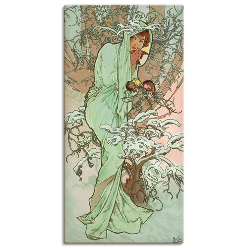 4055327997997 - Wandbild ARTLAND Hiver (Winter) 1896 Bilder Gr B H 50 cm x 100 cm Leinwandbild Frau Hochformat 1 St grün Bild Poster Bilder als Leinwandbild Wandaufkleber oder in versch Größen 4055327997997 - Wandbild ARTLAND Hiver (Winter) 1896 Bilder Gr B H 50 cm x 100 cm Leinwandbild Frau Hochformat 1 St grün Bild Poster Bilder als Leinwandbild Wandaufkleber oder in versch Größen