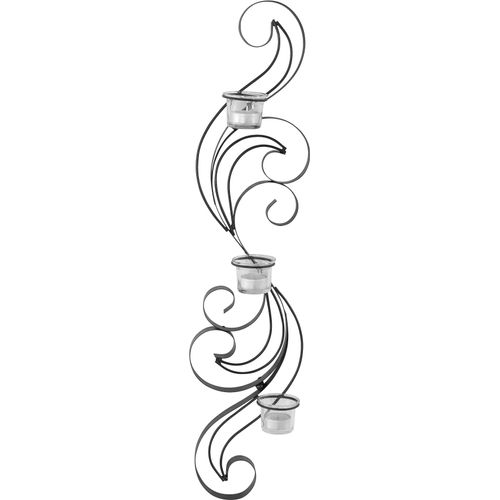 4250965953699 - Wandkerzenhalter HOME AFFAIRE Hana schwarz Kerzenhalter Gr B H T 16 cm x 74 cm x 10 cm schwarz Kerzenhalter Landhaus Metall 4250965953699 - Wandkerzenhalter HOME AFFAIRE Hana schwarz Kerzenhalter Gr B H T 16 cm x 74 cm x 10 cm schwarz Kerzenhalter Landhaus Metall
