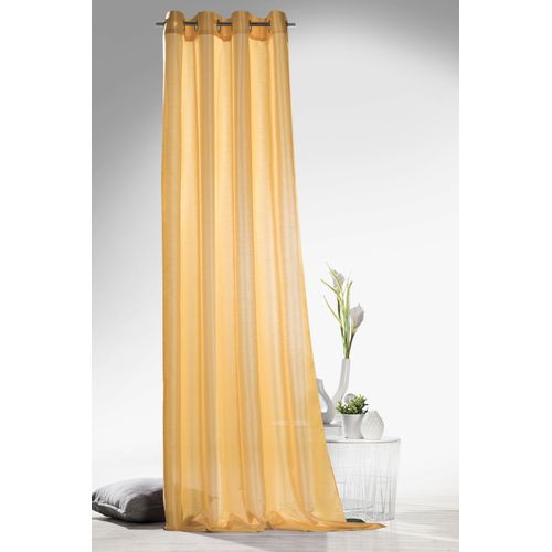 4005385140361 - Vorhang WECKBRODT Klara Gardinen Gr 245 cm Ösen 140 cm gelb Ösen Gardine Ösenschal Gardine halbtransparent Wildseiten - Optik 4005385140361 - Vorhang WECKBRODT Klara Gardinen Gr 245 cm Ösen 140 cm gelb Ösen Gardine Ösenschal Gardine halbtransparent Wildseiten - Optik