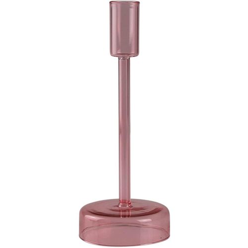 4056422271968 - Kerzenständer AM DESIGN aus roséfarbenem Glas rosa (rosé) B8cm H20cm Glas Kerzenhalter stilvolle Ergänzung für romantische Dekorationen 4056422271968 - Kerzenständer AM DESIGN aus roséfarbenem Glas rosa (rosé) B8cm H20cm Glas Kerzenhalter stilvolle Ergänzung für romantische Dekorationen
