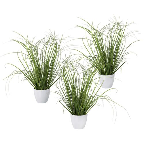 4064118077800 - Kunstgras CREATIV GREEN Grasbusch Kunstpflanzen Gr H 40 cm 3 St grün Kunstgras Kunst-Gräser Kunstpflanzen 3er Set im dekorativen Kunststofftopf 4064118077800 - Kunstgras CREATIV GREEN Grasbusch Kunstpflanzen Gr H 40 cm 3 St grün Kunstgras Kunst-Gräser Kunstpflanzen 3er Set im dekorativen Kunststofftopf