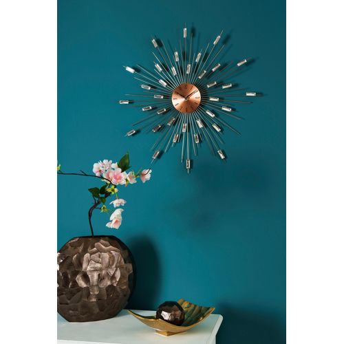 4250965953729 - Wanduhr MYFLAIR MÖBEL & ACCESSOIRES Prisma Wanduhren Gr B H 4 cm x 50 cm braun (bronzefarben) Wanduhren XXL rund Ø 50 cm mit Schmucksteinen Sonne ideal im Wohnzimmer 4250965953729 - Wanduhr MYFLAIR MÖBEL & ACCESSOIRES Prisma Wanduhren Gr B H 4 cm x 50 cm braun (bronzefarben) Wanduhren XXL rund Ø 50 cm mit Schmucksteinen Sonne ideal im Wohnzimmer