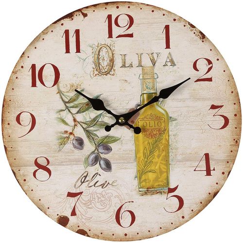 4050223846899 - Wanduhr Oliva 28cm Wanduhren Gr B H T 28 cm x 28 cm x 35 cm bunt Wanduhren 4050223846899 - Wanduhr Oliva 28cm Wanduhren Gr B H T 28 cm x 28 cm x 35 cm bunt Wanduhren