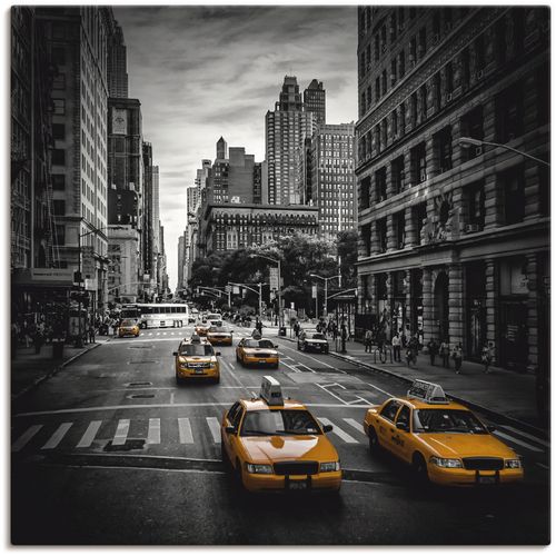4059745290036 - Wandbild ARTLAND New York City Verkehr 5th Avenue Bilder Gr B H 70 cm x 70 cm Leinwandbild Amerika 1 St schwarz Bild Kunstdruck Kunstdrucke Bilder als Alubild Leinwandbild Wandaufkleber oder Poster in versch Größen 4059745290036 - Wandbild ARTLAND New York City Verkehr 5th Avenue Bilder Gr B H 70 cm x 70 cm Leinwandbild Amerika 1 St schwarz Bild Kunstdruck Kunstdrucke Bilder als Alubild Leinwandbild Wandaufkleber oder Poster in versch Größen