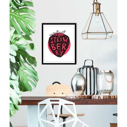 4067437333770 - Bild QUEENCE Strawberry rot (farbe rahmen schwarz farbe bild(er) rot) B50cm H70cm Acrylglas Papier Holz Bilder gerahmt 4067437333770 - Bild QUEENCE Strawberry rot (farbe rahmen schwarz farbe bild(er) rot) B50cm H70cm Acrylglas Papier Holz Bilder gerahmt