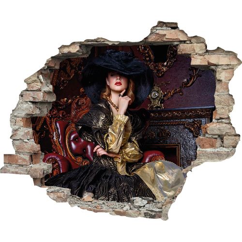 4049009352242 - Wandtattoo QUEENCE Frau bunt T01cm Wandtattoos Wandsticker Wandbild selbstklebend 3D Wanddurchbruch 4049009352242 - Wandtattoo QUEENCE Frau bunt T01cm Wandtattoos Wandsticker Wandbild selbstklebend 3D Wanddurchbruch