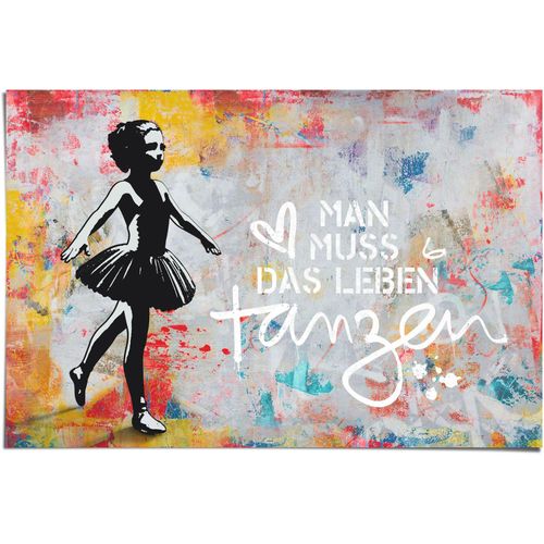 8714597566314 - Poster REINDERS Man muss das Leben tanzen bunt (farbe bild(er) mehrfarbig) B915cm H61cm Papier Bilder 8714597566314 - Poster REINDERS Man muss das Leben tanzen bunt (farbe bild(er) mehrfarbig) B915cm H61cm Papier Bilder