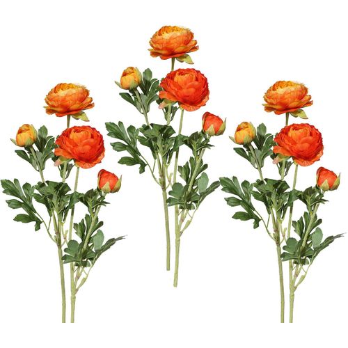 4003529905159 - Kunstblume CREATIV GREEN Kunstpflanzen Gr H 40 cm 6 St orange Kunst-Blumen Kunstpflanzen 6er Set