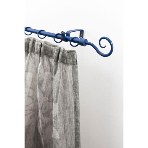 9002777077385 - Gardinenstange GARESA Roma blau (blau goldfarben) L200cm Gardinenstangen