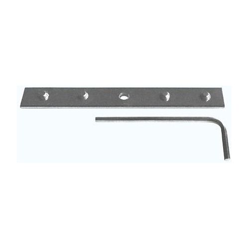 4015161050173 - Verbinder Sileno Gardinenstangenhalterungen silberfarben Gardinenstangenhalter Gardinenstangenhalterungen für Vorhangschiene Sileno 3-läufig im Fixmaß
