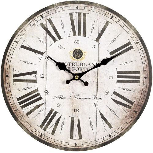 4050223846356 - Wanduhr Antik 28cm Wanduhren Gr B H T 28 cm x 28 cm x 5 cm braun Wanduhren 4050223846356 - Wanduhr Antik 28cm Wanduhren Gr B H T 28 cm x 28 cm x 5 cm braun Wanduhren