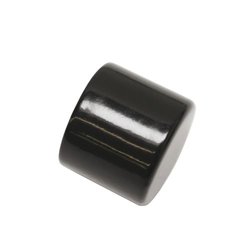 4003018290209 - Gardinenstangen-Endstück Endkappe Gr 1 schwarz B2cm Gardinenstangenendstücke Serie Einzelprogramm Chicago Ø 20 mm