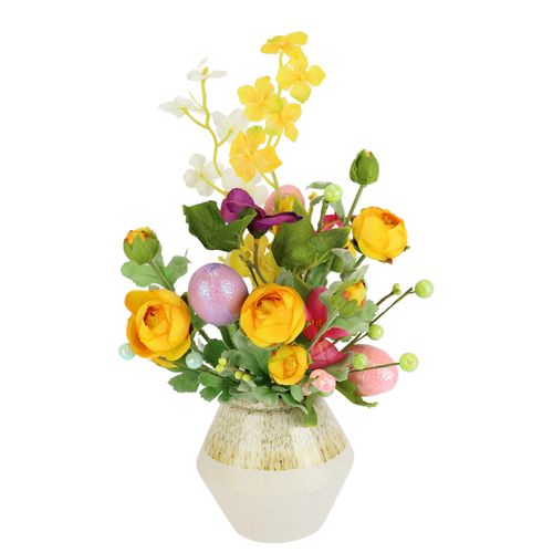 4019844754082 - Kunstblume IGEA Mixed-Arrangement mit Ei Kunstpflanzen Gr B H L 21 cm x 29 cm x 21 cm 1 St bunt Kunst-Blumen Kunstpflanzen Vase aus Keramik 4019844754082 - Kunstblume IGEA Mixed-Arrangement mit Ei Kunstpflanzen Gr B H L 21 cm x 29 cm x 21 cm 1 St bunt Kunst-Blumen Kunstpflanzen Vase aus Keramik