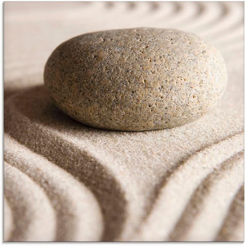 4058661633897 - Glasbild ARTLAND Zen Stein Bilder Gr B H 20 cm x 20 cm Zen 1 St beige (naturfarben) Glasbilder Bilder in verschiedenen Größen 4058661633897 - Glasbild ARTLAND Zen Stein Bilder Gr B H 20 cm x 20 cm Zen 1 St beige (naturfarben) Glasbilder Bilder in verschiedenen Größen