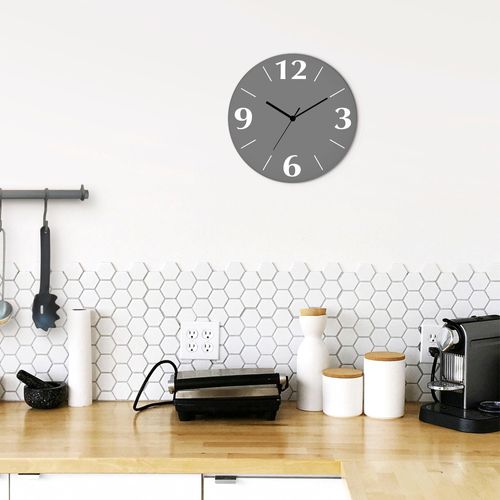 4062144832981 - Wanduhr ARTLAND Trendfarben Wanduhren Gr B H T 30 cm x 30 cm x 18 cm Quarzuhr 4 Ziffern grau Wanduhren wahlweise mit Quarz- oder Funhuhrwerk lautlos ohne Tickgeräusche 4062144832981 - Wanduhr ARTLAND Trendfarben Wanduhren Gr B H T 30 cm x 30 cm x 18 cm Quarzuhr 4 Ziffern grau Wanduhren wahlweise mit Quarz- oder Funhuhrwerk lautlos ohne Tickgeräusche
