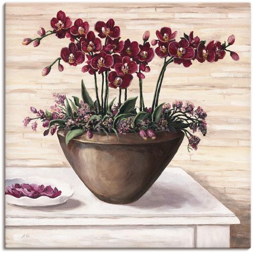 4055327139953 - Wandbild ARTLAND Orchideen in Bordeaux Bilder Gr B H 70 cm x 70 cm Leinwandbild Blumen 1 St beige (naturfarben) Bild Poster Bilder als Alubild Leinwandbild Wandaufkleber oder in versch Größen 4055327139953 - Wandbild ARTLAND Orchideen in Bordeaux Bilder Gr B H 70 cm x 70 cm Leinwandbild Blumen 1 St beige (naturfarben) Bild Poster Bilder als Alubild Leinwandbild Wandaufkleber oder in versch Größen