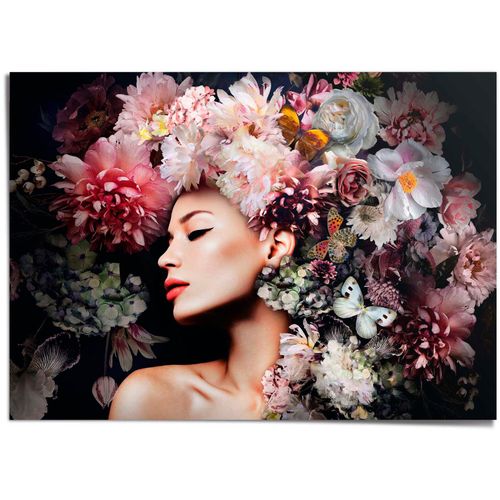 8714597626452 - Poster REINDERS Frau mit Blumenhut rosa (farbe bild(er) rosa) B140cm H100cm T01cm Papier Bilder 8714597626452 - Poster REINDERS Frau mit Blumenhut rosa (farbe bild(er) rosa) B140cm H100cm T01cm Papier Bilder