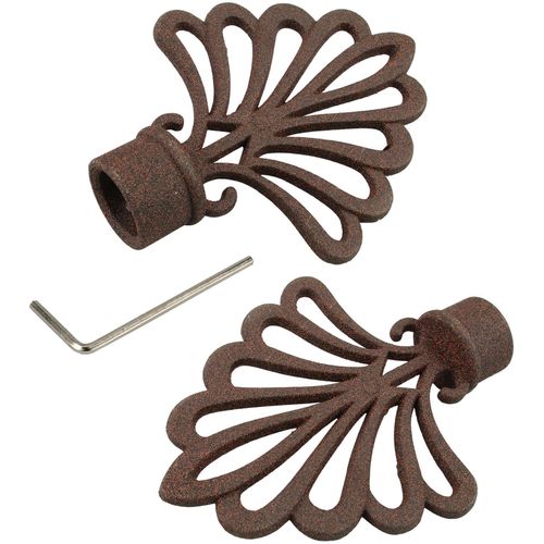4016318265846 - Gardinenstangen-Endstück Fächer Gardinenstangenendstücke Gr 2 St braun (rostbraun) Gardinenstangen-Endstücke Gardinenstangenendstücke für Gardinenstangen Ø 16 mm 4016318265846 - Gardinenstangen-Endstück Fächer Gardinenstangenendstücke Gr 2 St braun (rostbraun) Gardinenstangen-Endstücke Gardinenstangenendstücke für Gardinenstangen Ø 16 mm