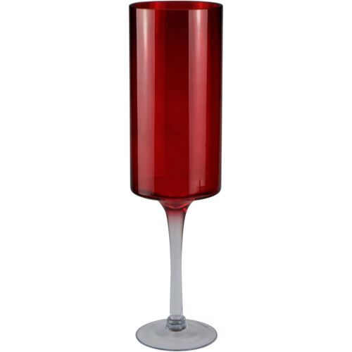 4056422302389 - Windlicht AM DESIGN Stumpenkerzenhalter Kerzenhalter Gr H 50 cm rot Windlichter Laternen Kerzenhalter aus Glas Ø ca 12 cm 4056422302389 - Windlicht AM DESIGN Stumpenkerzenhalter Kerzenhalter Gr H 50 cm rot Windlichter Laternen Kerzenhalter aus Glas Ø ca 12 cm