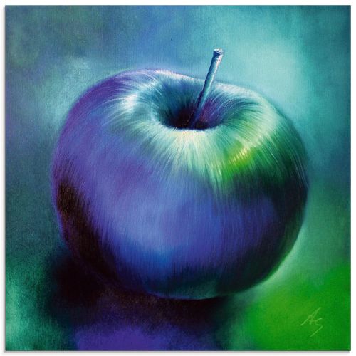 4059745882699 - Glasbild ARTLAND Der blaue Apfel Bilder Gr B H 50 cm x 50 cm Glasbild Arrangements quadratisch 1 St blau Bild Glasbild Glasbilder Bilder in verschiedenen Größen 4059745882699 - Glasbild ARTLAND Der blaue Apfel Bilder Gr B H 50 cm x 50 cm Glasbild Arrangements quadratisch 1 St blau Bild Glasbild Glasbilder Bilder in verschiedenen Größen