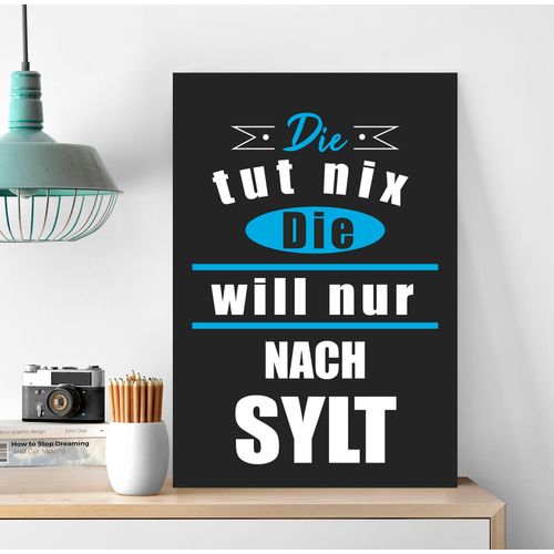 4067437340334 - Metallbild QUEENCE Die will nur nach Sylt Bilder Gr B H 30 cm x 45 cm Metallbild Hochformat 1 St weiß Metallbilder Stahlschilder 4067437340334 - Metallbild QUEENCE Die will nur nach Sylt Bilder Gr B H 30 cm x 45 cm Metallbild Hochformat 1 St weiß Metallbilder Stahlschilder