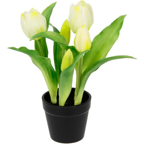 4019844805272 - Kunstblume IGEA Tulpen beige (creme) B20cm H22cm L20cm Polyester Kunstpflanzen