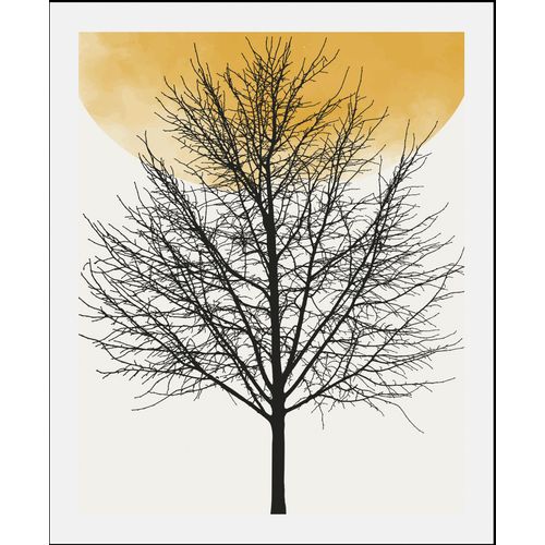 4067437346459 - Bild QUEENCE Bloom schwarz (farbe rahmen schwarz farbe bild(er) schwarz) B50cm H70cm Acrylglas Papier Holz Bilder gerahmt