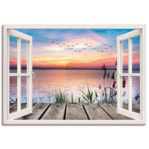 4059745627719 - Wandbild ARTLAND See in den Farben der Wolken Bilder Gr B H 100 cm x 70 cm Leinwandbild Fensterblick Querformat 1 St blau Bild Poster Bilder als Leinwandbild Wandaufkleber oder in versch Größen 4059745627719 - Wandbild ARTLAND See in den Farben der Wolken Bilder Gr B H 100 cm x 70 cm Leinwandbild Fensterblick Querformat 1 St blau Bild Poster Bilder als Leinwandbild Wandaufkleber oder in versch Größen