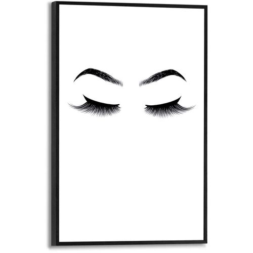 8714597552485 - Poster REINDERS Wimpern und Augenbrauen Bilder Gr B H T 20 cm x 30 cm x 16 cm schwarz (schwarz weiß) Poster