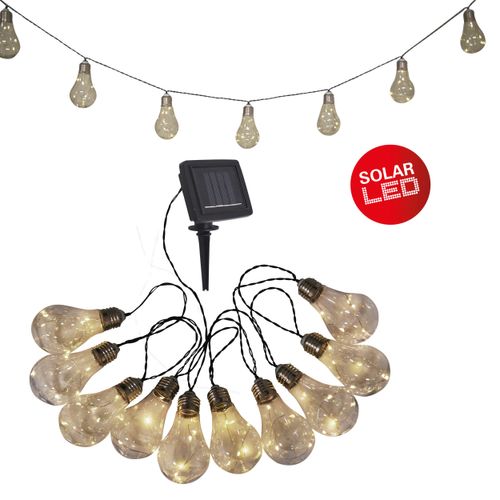 4003222869796 - LED-Lichterkette NÄVE Glühbirne Lichterketten Gr Dioden 50 St Flammen 10 St Kabellänge 120 m x Gesamtlänge 300 m farblos (transparent) Lichterketten und Lichtschlauch Solar 10 Glühbirnen klar warmweiß inkl Solarpanel Länge 300cm 4003222869796 - LED-Lichterkette NÄVE Glühbirne Lichterketten Gr Dioden 50 St Flammen 10 St Kabellänge 120 m x Gesamtlänge 300 m farblos (transparent) Lichterketten und Lichtschlauch Solar 10 Glühbirnen klar warmweiß inkl Solarpanel Länge 300cm