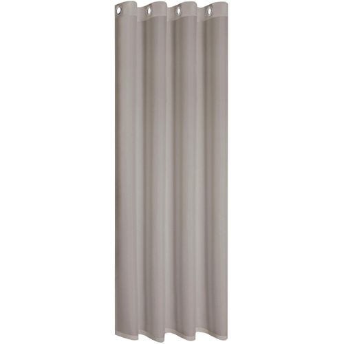4007863695301 - Vorhang Ilia Gr 1 grau (taupe) B140cm H235cm Wirkware Polyester Gardinen HxB 235x140 klasischer Uni Ösenschal 4007863695301 - Vorhang Ilia Gr 1 grau (taupe) B140cm H235cm Wirkware Polyester Gardinen HxB 235x140 klasischer Uni Ösenschal