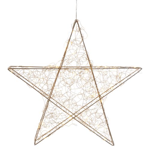4056422147218 - LED Stern AM DESIGN Lampen Gr Ø 40 cm goldfarben Dekofiguren Weihnachtsstern aus Draht Weihnachtsdeko aussen 4056422147218 - LED Stern AM DESIGN Lampen Gr Ø 40 cm goldfarben Dekofiguren Weihnachtsstern aus Draht Weihnachtsdeko aussen