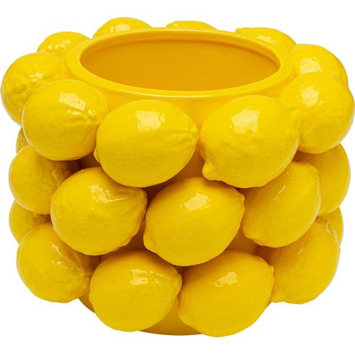 4025621560531 - Tischvase DESIGN Vase Lemon Juice gelb B26cm H19cm T26cm Porzellan Vasen 4025621560531 - Tischvase DESIGN Vase Lemon Juice gelb B26cm H19cm T26cm Porzellan Vasen