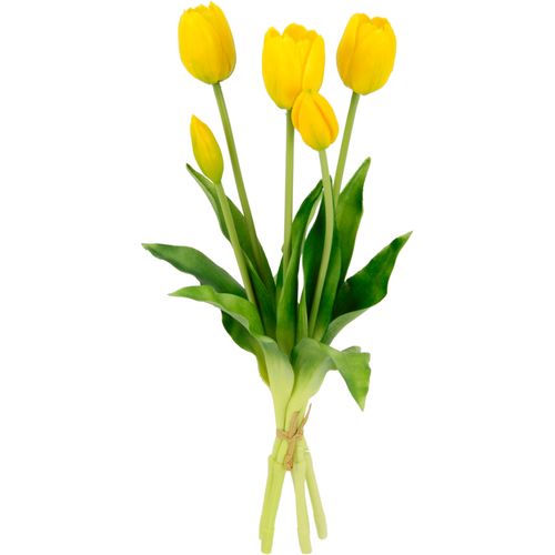 4019844805234 - Kunstblume IGEA Tulpen gelb B20cm H39cm L12cm Polyester Kunstpflanzen Real-Touch Tulpenbund künstlich Blüten Tulpenstrauß 4019844805234 - Kunstblume IGEA Tulpen gelb B20cm H39cm L12cm Polyester Kunstpflanzen Real-Touch Tulpenbund künstlich Blüten Tulpenstrauß