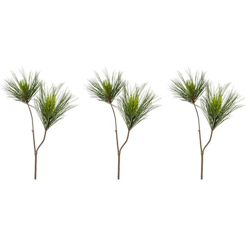 4064118970903 - Winterliche Kunstpflanze CREATIV GREEN Weihnachtsdeko Kunstpflanzen Gr B H 15 cm x 76 cm 3 St grün Kunstpflanzen Zweig benadelt 3er-Set