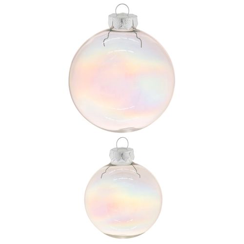 4061752081118 - Weihnachtsbaumkugel MAGIC BY INGE Straight & Cool transparent Glas Weihnachtsbaumkugeln Weihnachtsbaumkugeln aus Glas Ø 6 cm und 8 cm