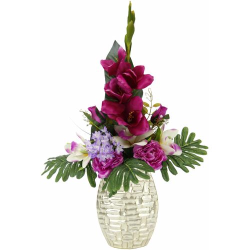 4019844698089 - Kunstpflanze IGEA Arrangement Gladiole Rosen in Vase Kunstpflanzen Gr B H 50 cm x 67 cm 1 St rosa (dunkelrosa) Kunstpflanze Künstliche Zimmerpflanzen Kunstpflanzen 4019844698089 - Kunstpflanze IGEA Arrangement Gladiole Rosen in Vase Kunstpflanzen Gr B H 50 cm x 67 cm 1 St rosa (dunkelrosa) Kunstpflanze Künstliche Zimmerpflanzen Kunstpflanzen