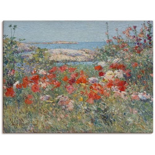 4062144794883 - Wandbild ARTLAND Celia Thaxters Garten 1890 Bilder Gr B H 80 cm x 60 cm Leinwandbild Blumenwiese Querformat 1 St rot Kunstdrucke als Alubild Leinwandbild Wandaufkleber oder Poster in versch Größen 4062144794883 - Wandbild ARTLAND Celia Thaxters Garten 1890 Bilder Gr B H 80 cm x 60 cm Leinwandbild Blumenwiese Querformat 1 St rot Kunstdrucke als Alubild Leinwandbild Wandaufkleber oder Poster in versch Größen