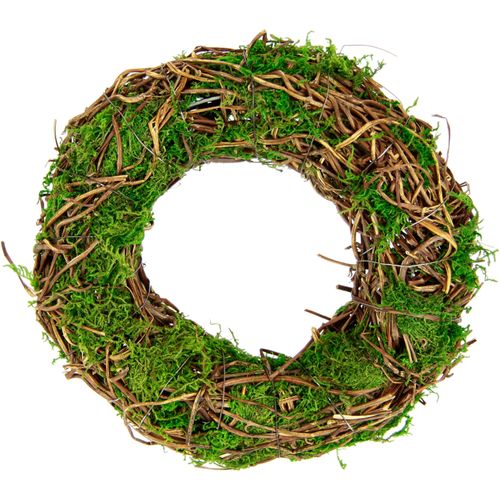 4019844806354 - Kunstkranz IGEA Kranz aus Moos und Rattan Weidenkranz Blumenkranz Dekokranz grün B25cm H25cm L5cm Rattan Kunstpflanzen Landhaus Kränze Rohling Tischdeko 4019844806354 - Kunstkranz IGEA Kranz aus Moos und Rattan Weidenkranz Blumenkranz Dekokranz grün B25cm H25cm L5cm Rattan Kunstpflanzen Landhaus Kränze Rohling Tischdeko