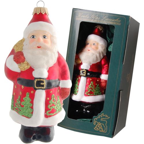 0024762934762 - Christbaumschmuck KREBS GLAS LAUSCHA Santa rot mit Bäumen bunt (rot bunt) B6cm H16cm T85cm Glas Weihnachtsbaumschmuck Weihnachtsbaumschmuck Weihnachtsanhänger Weihnachtsbaumklammer Weihnachtsbaumschleife Weihnachtsbaumspitze mundgeblasen 0024762934762 - Christbaumschmuck KREBS GLAS LAUSCHA Santa rot mit Bäumen bunt (rot bunt) B6cm H16cm T85cm Glas Weihnachtsbaumschmuck Weihnachtsbaumschmuck Weihnachtsanhänger Weihnachtsbaumklammer Weihnachtsbaumschleife Weihnachtsbaumspitze mundgeblasen