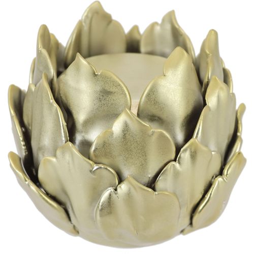 4019844753399 - Kerzenhalter IGEA Artischocke Stumpenkerzenhalter aus Keramik Höhe ca 11 cm gold (goldfarben) H11cm Ø12cm Keramik Kerzenhalter passend für eine Stumpenkerze mit Ø 6 cm 4019844753399 - Kerzenhalter IGEA Artischocke Stumpenkerzenhalter aus Keramik Höhe ca 11 cm gold (goldfarben) H11cm Ø12cm Keramik Kerzenhalter passend für eine Stumpenkerze mit Ø 6 cm