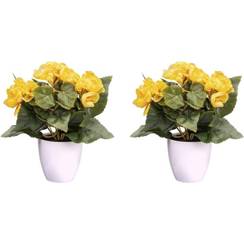 4064118117650 - Kunstblume CREATIV GREEN Begonienbusch gelb H24cm Obermaterial 85% Polyester 15% Polyethylen Kunstpflanzen 4064118117650 - Kunstblume CREATIV GREEN Begonienbusch gelb H24cm Obermaterial 85% Polyester 15% Polyethylen Kunstpflanzen