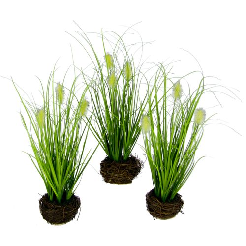 4019844798451 - Kunstgras IGEA Künstliches Gras Fuchsschwanz\ grün B10cm H26cm L10cm Kunststoff Kunstpflanzen Im Reisig-Nest 3er Set 4019844798451 - Kunstgras IGEA Künstliches Gras Fuchsschwanz\ grün B10cm H26cm L10cm Kunststoff Kunstpflanzen Im Reisig-Nest 3er Set
