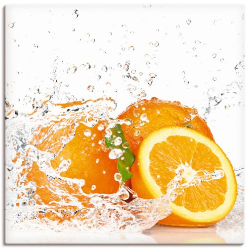 4055327254847 - Wandbild ARTLAND Orange mit Spritzwasser Bilder Gr B H 30 cm x 30 cm Leinwandbild Süßspeisen quadratisch 1 St orange Bild Metallbild Metallbilder Bilder als Alubild Leinwandbild Wandaufkleber oder Poster in versch Größen 4055327254847 - Wandbild ARTLAND Orange mit Spritzwasser Bilder Gr B H 30 cm x 30 cm Leinwandbild Süßspeisen quadratisch 1 St orange Bild Metallbild Metallbilder Bilder als Alubild Leinwandbild Wandaufkleber oder Poster in versch Größen