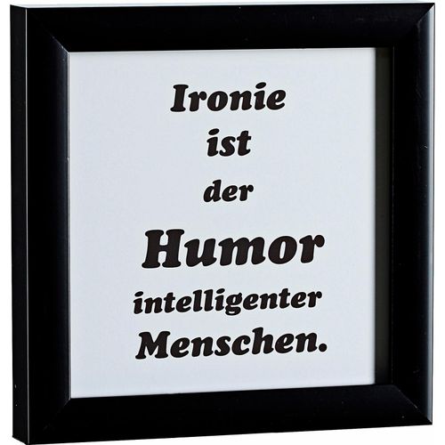 4003529218990 - Bild CREATIV HOME Lyrics4 schwarz (farbe rahmen schwarz farbe bild(er) schwarz) B20cm H20cm T3cm Holz Papier Bilder