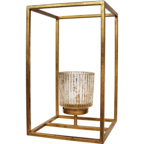 4064118999775 - Teelichthalter CREATIV DECO Weihnachtsdeko Kerzenhalter Gr B H T 1800 cm x 3000 cm x 1800 cm goldfarben Windlichter Laternen Glas mit Reliefstruktur 4064118999775 - Teelichthalter CREATIV DECO Weihnachtsdeko Kerzenhalter Gr B H T 1800 cm x 3000 cm x 1800 cm goldfarben Windlichter Laternen Glas mit Reliefstruktur