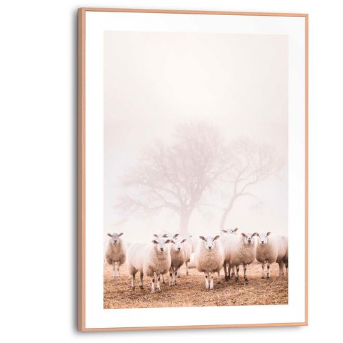 8714597626148 - Poster REINDERS Schafe im Nebel beige (farbe bild(er) beige) B30cm H40cm T16cm MDF Bilder 8714597626148 - Poster REINDERS Schafe im Nebel beige (farbe bild(er) beige) B30cm H40cm T16cm MDF Bilder