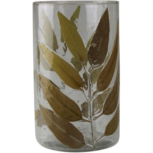 4056422248519 - Windlicht AM DESIGN Kerzenhalter Zweig mit Blättern aus Glas braun (transparent braun) H20cm Ø13cm Glas Kerzenhalter Stumpenkerzenhalter 4056422248519 - Windlicht AM DESIGN Kerzenhalter Zweig mit Blättern aus Glas braun (transparent braun) H20cm Ø13cm Glas Kerzenhalter Stumpenkerzenhalter