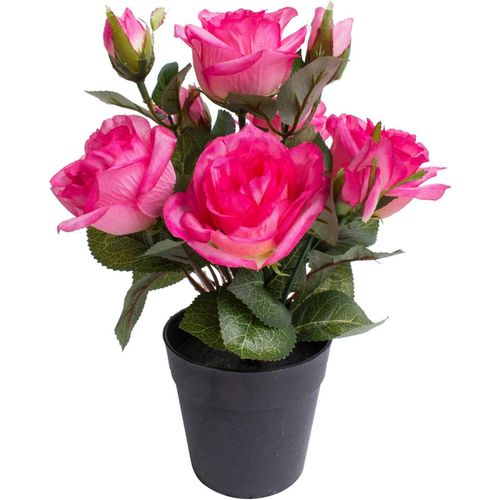 8505451849052 - Kunstblume BOTANIC-HAUS Rosenbusch bunt (beauty) B20cm H27cm T20cm Ø20cm Kunststoff Kunstpflanzen 8505451849052 - Kunstblume BOTANIC-HAUS Rosenbusch bunt (beauty) B20cm H27cm T20cm Ø20cm Kunststoff Kunstpflanzen
