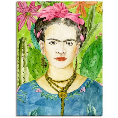 4062144824894 - Wandbild ARTLAND Frida Kahlo II Bilder Gr B H 60 cm x 80 cm Leinwandbild Bilder von Frauen Hochformat 1 St bunt Kunstdrucke als Alubild Leinwandbild Wandaufkleber oder Poster in versch Größen 4062144824894 - Wandbild ARTLAND Frida Kahlo II Bilder Gr B H 60 cm x 80 cm Leinwandbild Bilder von Frauen Hochformat 1 St bunt Kunstdrucke als Alubild Leinwandbild Wandaufkleber oder Poster in versch Größen